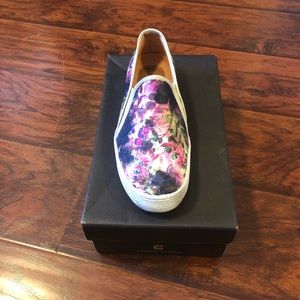corso como Duffy floral leather slip-on sz 8M